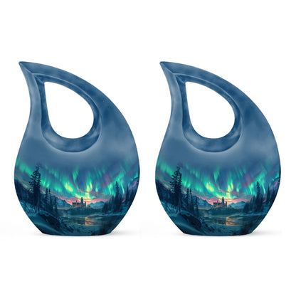 Aluminium Northern Lights Urn 