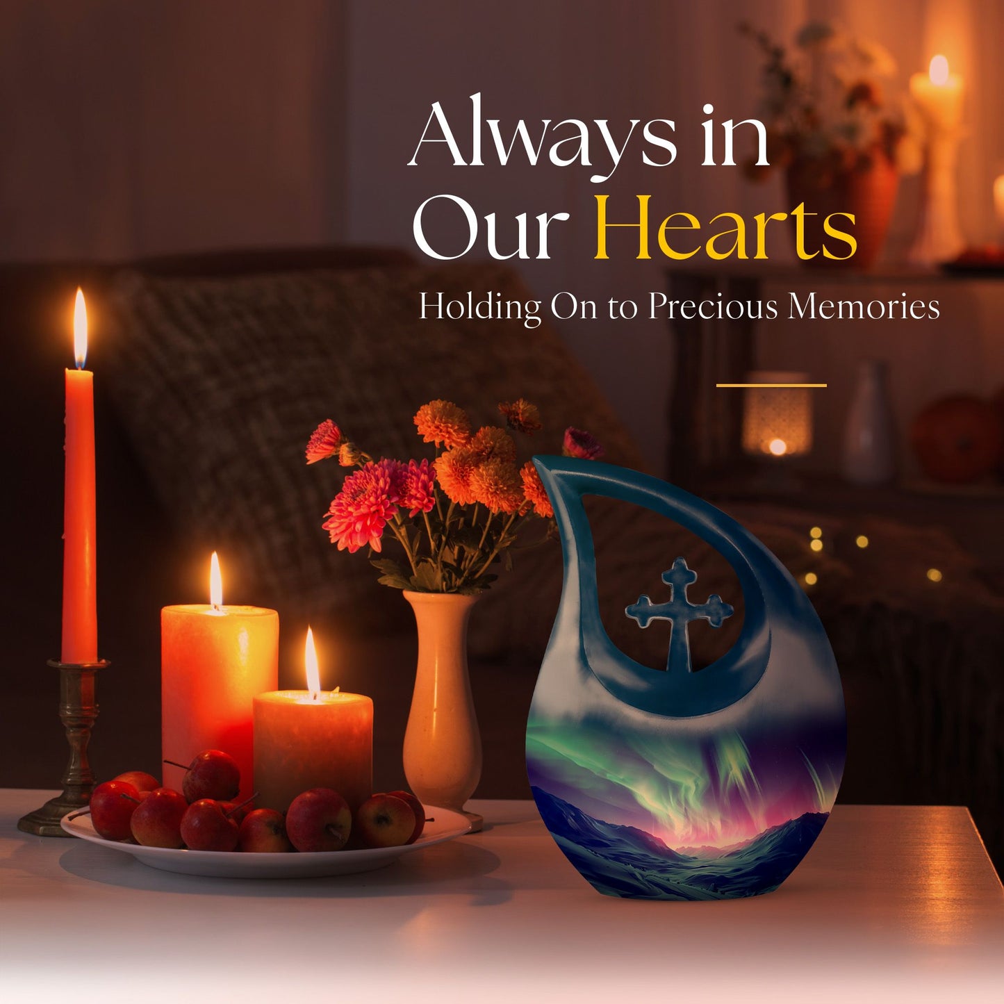 Medium-sized Northern Lights Urn,