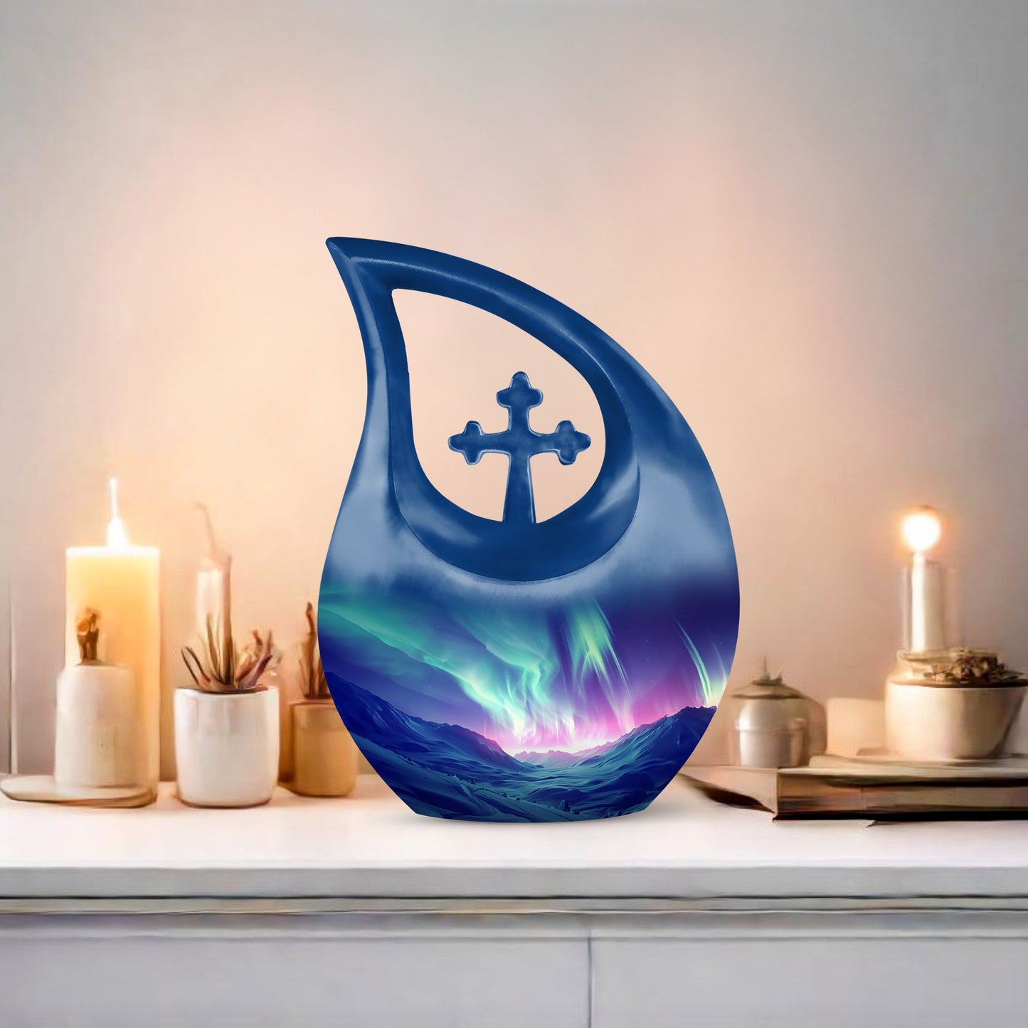 Medium-sized Northern Lights Urn,