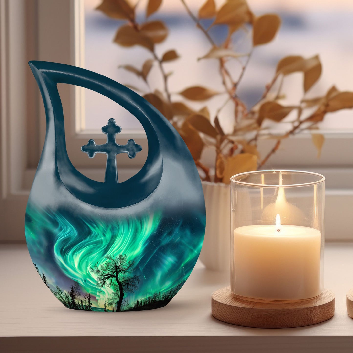 10-inch Northern Lights Urn
