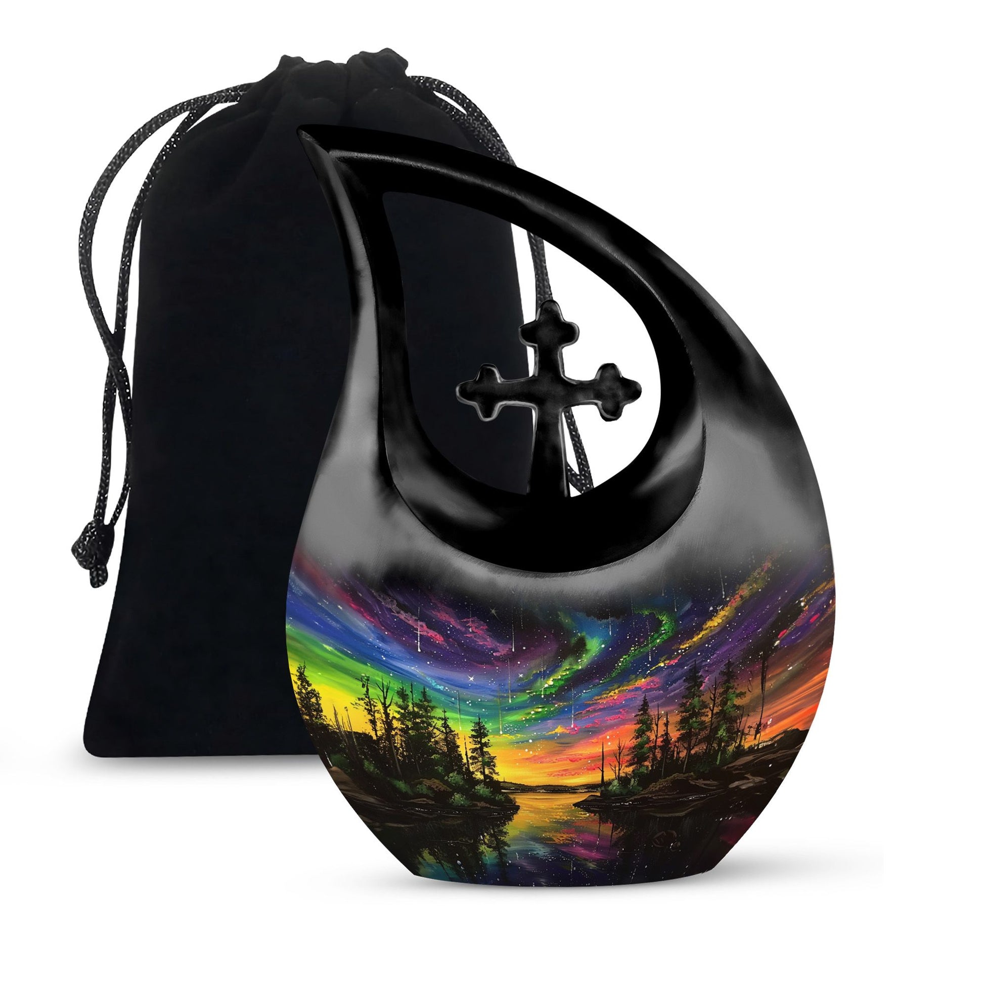 Extra large Northern Lights urn