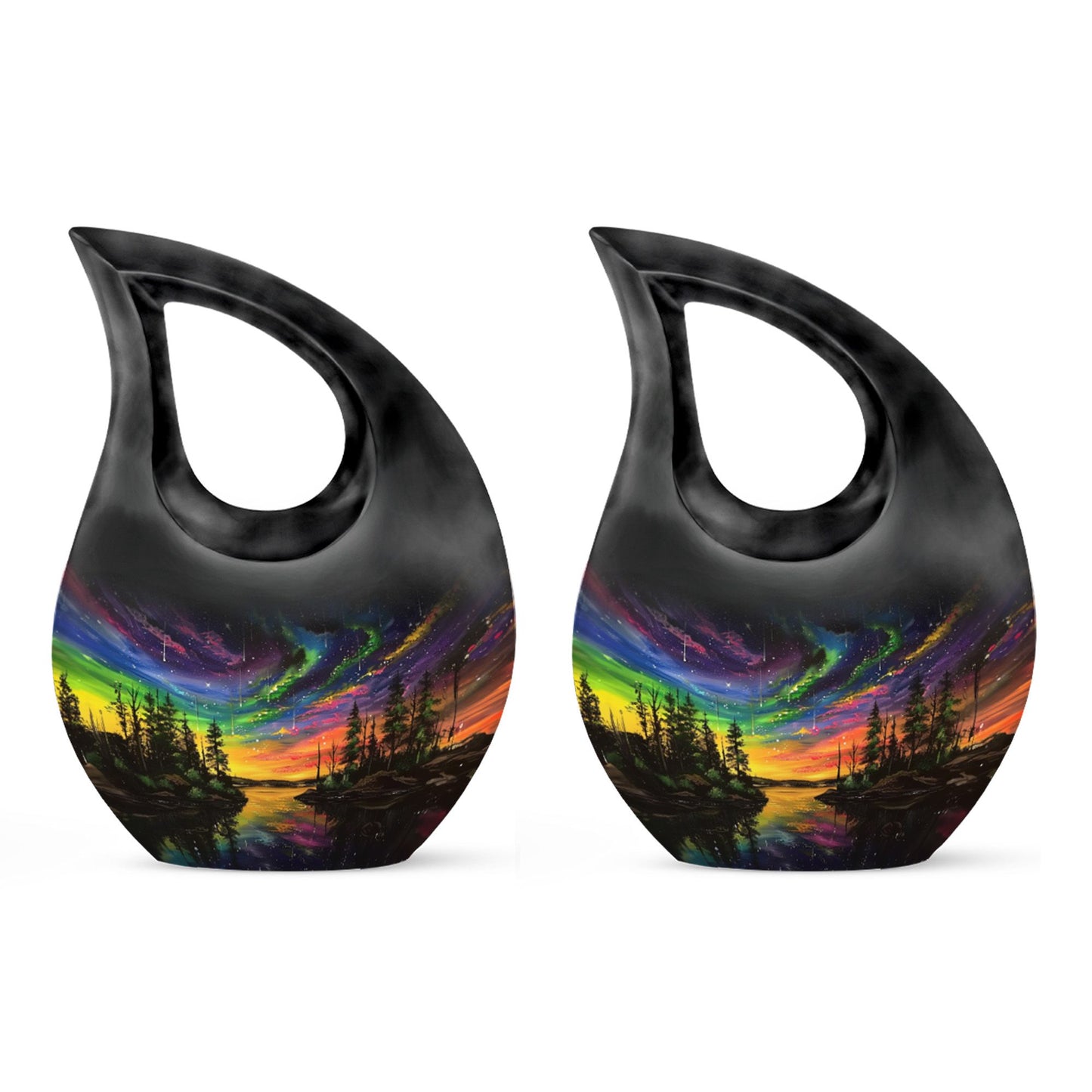 Extra large Northern Lights urn