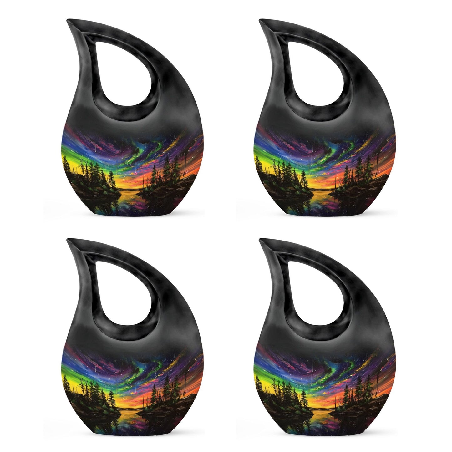 Extra large Northern Lights urn
