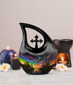 Extra large Northern Lights urn