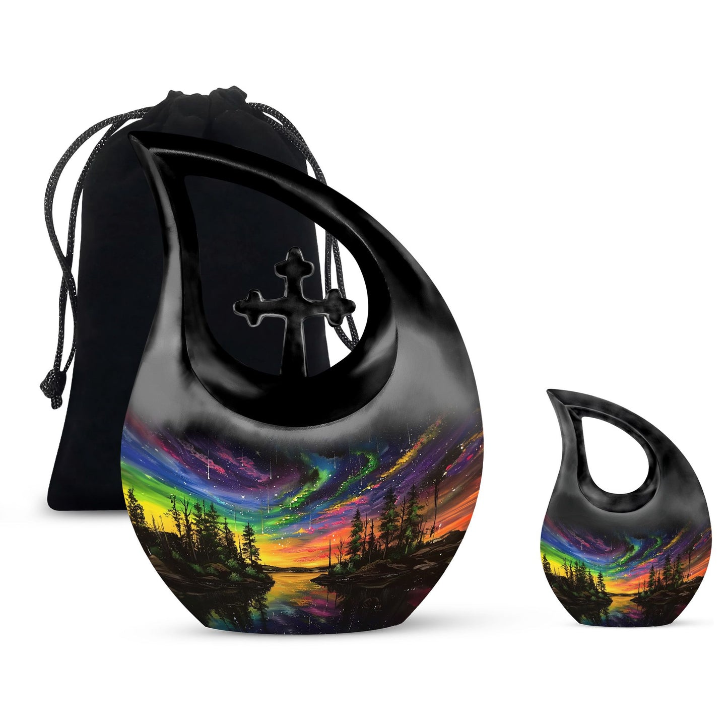Extra large Northern Lights urn
