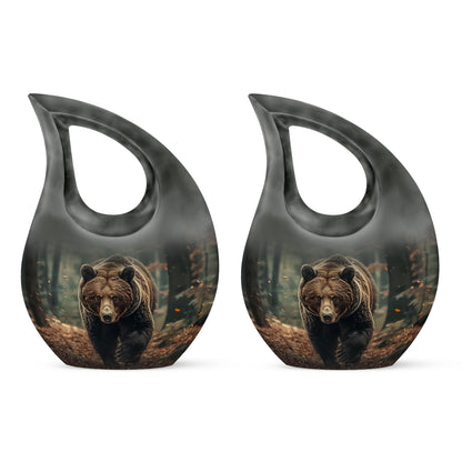 Cross Drop Bear Urn 
