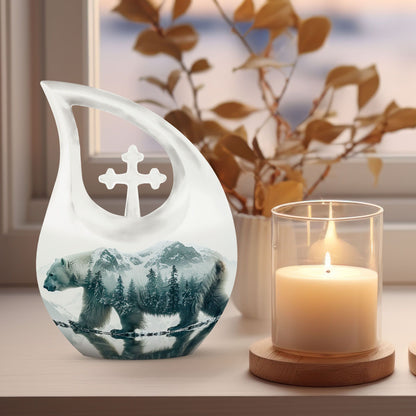 10-inch Bear Urn,