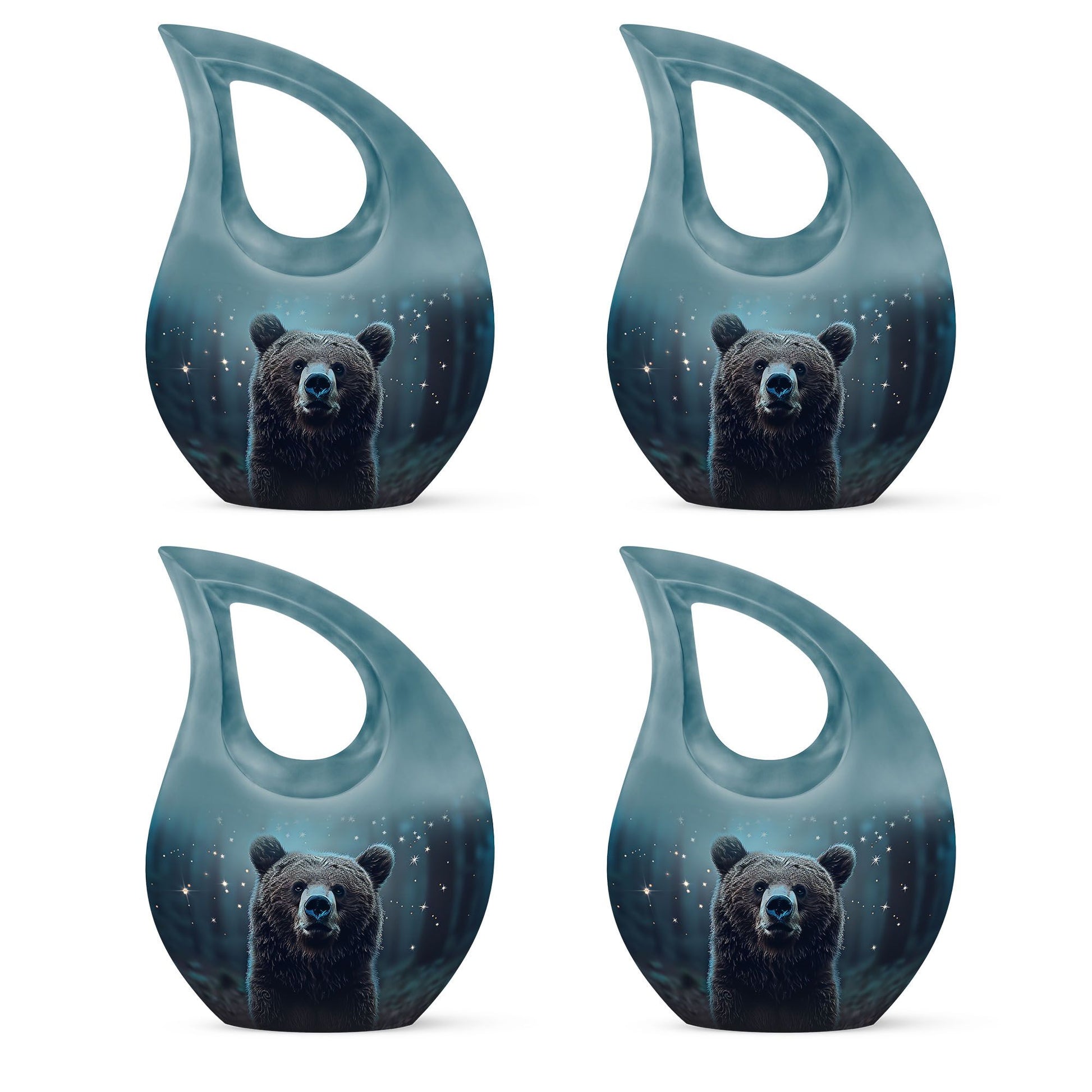 Bear Mini Urn For Ashes Adult Male Funeral, Ashes Cremation Urn