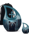 Bear Mini Urn For Ashes Adult Male Funeral, Ashes Cremation Urn