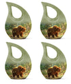 Bear Cremation Urns For Burial Funeral, Ashes Memorial Urn