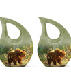 Bear Cremation Urns For Burial Funeral, Ashes Memorial Urn