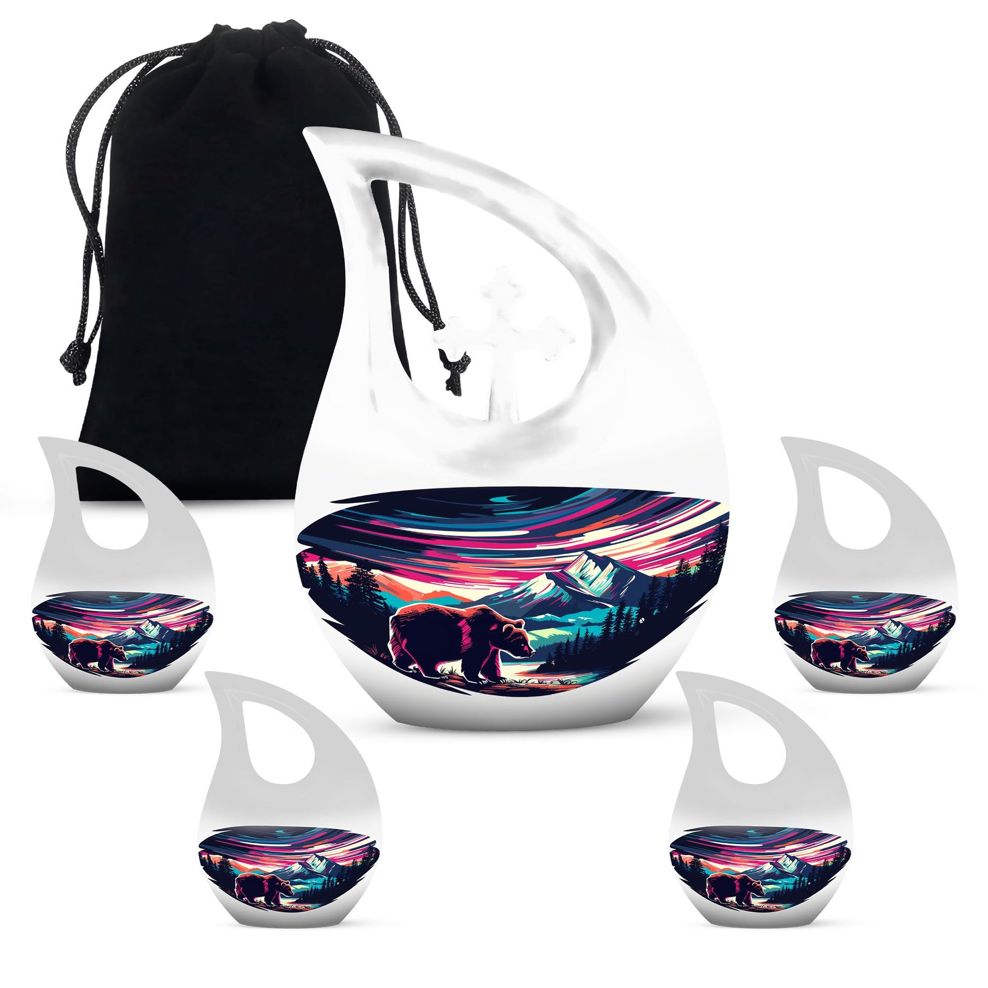 Bear Cremation Urns For Large Human Ashes - Urns For Adult Male