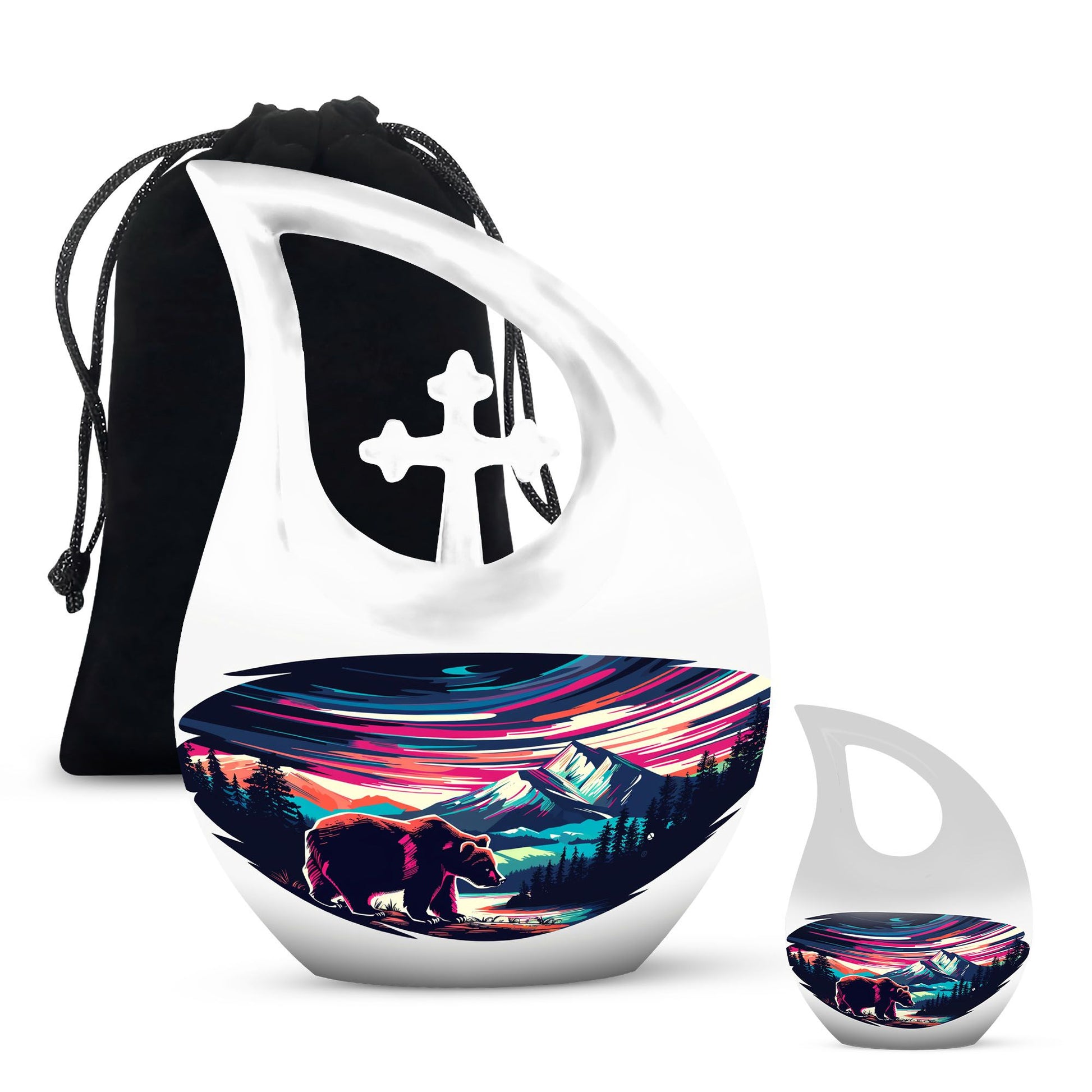 Bear Cremation Urns For Large Human Ashes - Urns For Adult Male