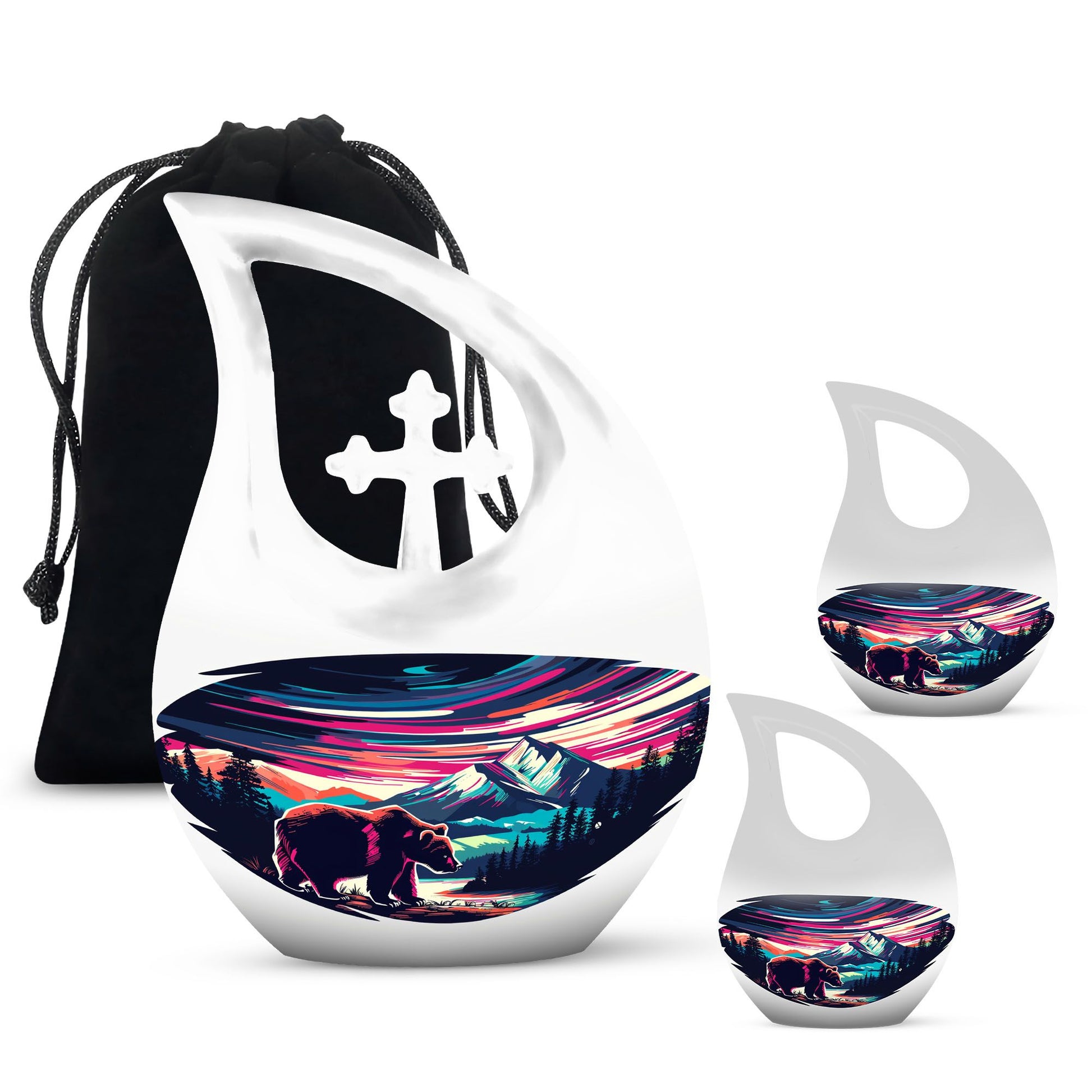 Bear Cremation Urns For Large Human Ashes - Urns For Adult Male