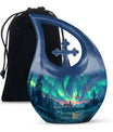 Northern Lights Custom Urns Funeral, Ashes Cremation Urn