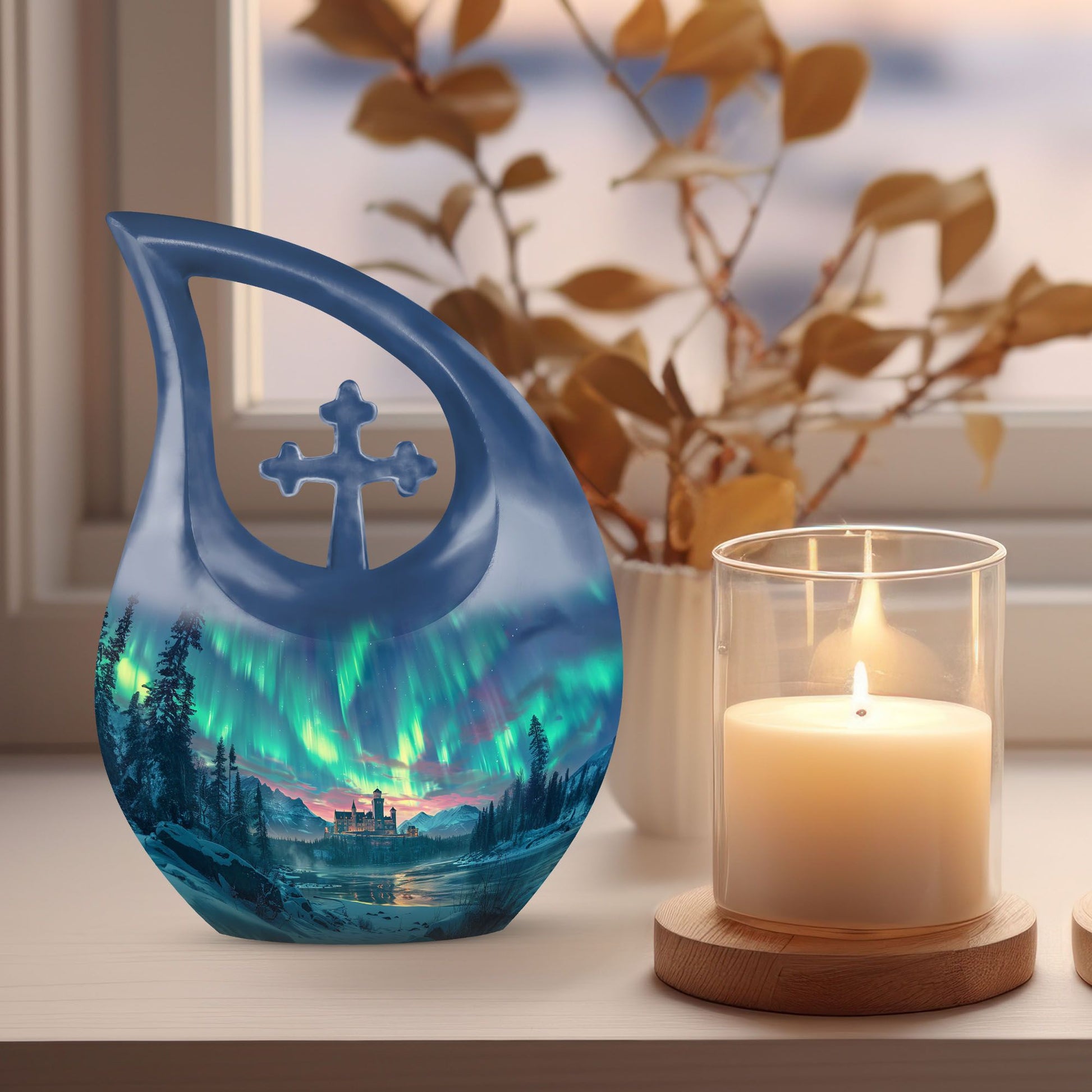 Affordable Northern Lights Urn, 