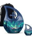 Northern Lights Custom Urns Funeral, Ashes Cremation Urn