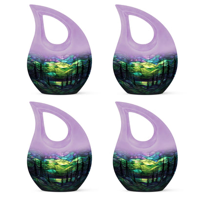 Personalized Galaxy Cremation Urn for Men & Women - 10-inch, 200 cu in - Yatskia