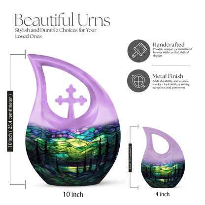 10 Inch Northern Lights Urn 