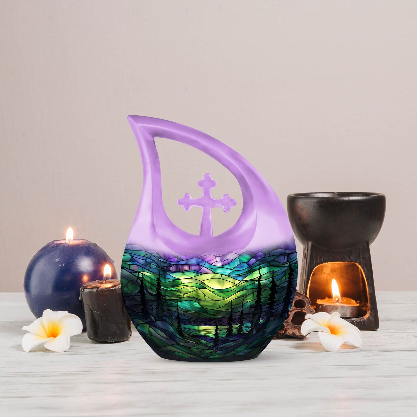 10 Inch Northern Lights Urn 
