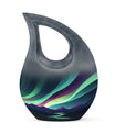 Northern Lights Funeral Urns - Large Decorative Urn For Male & Female
