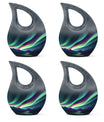 Northern Lights Funeral Urns - Large Decorative Urn For Male & Female