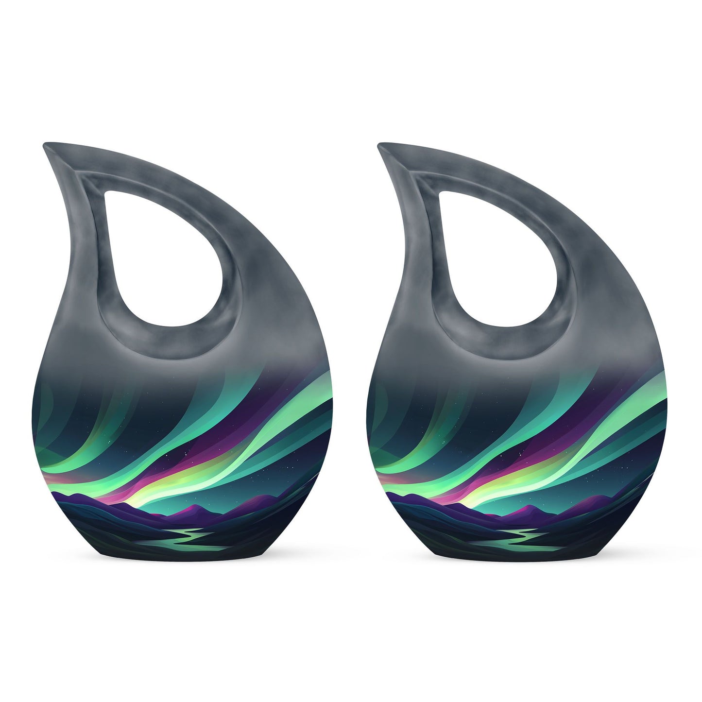 Personalized Galaxy Cremation Urn for Human Ashes - 10-inch, 200 cu in - Yatskia
