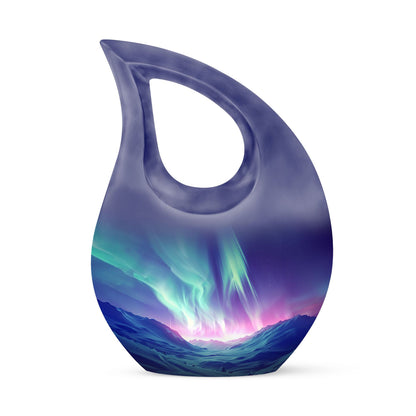 Personalized Galaxy Cremation Urn for Men & Women - 10-inch, 200 cu in - Yatskia