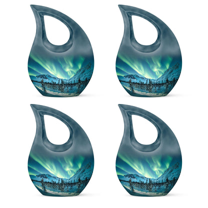 Personalized Galaxy Cremation Urn for Human Ashes - 10-inch, 200 cu in - Yatskia