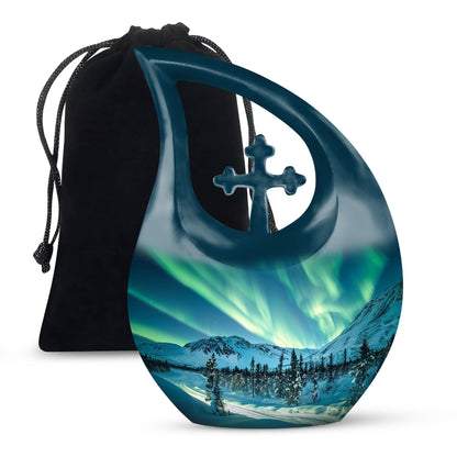 Affordable 10 inch Northern Lights Urn 