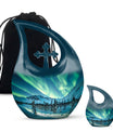 Northern Lights Large Urn For Ashes  - Cremation Urns For Man & Women
