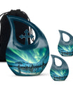 Northern Lights Large Urn For Ashes  - Cremation Urns For Man & Women