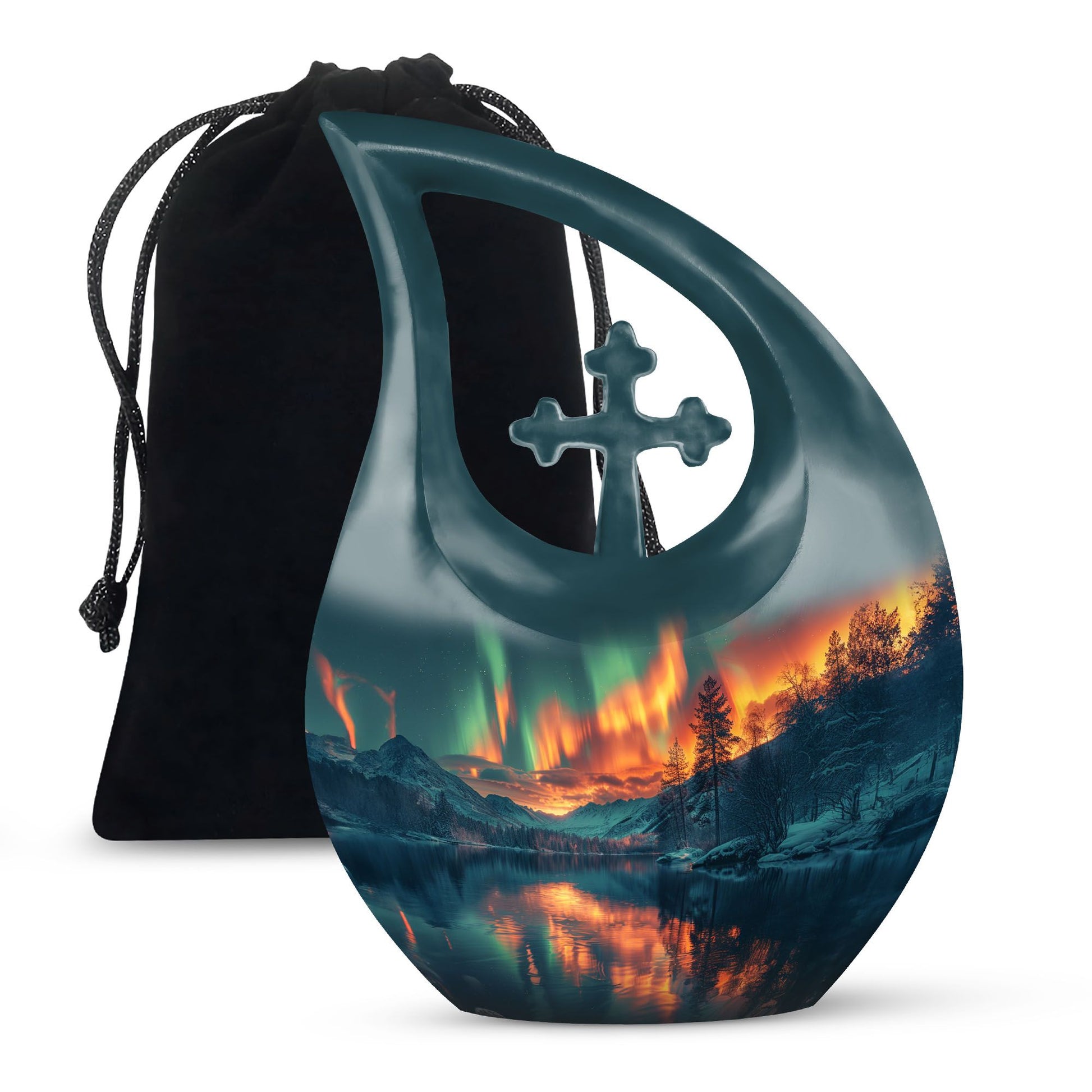 Northern Lights Cremation Keepsake Urns For Ashes - Cremation Urn Human