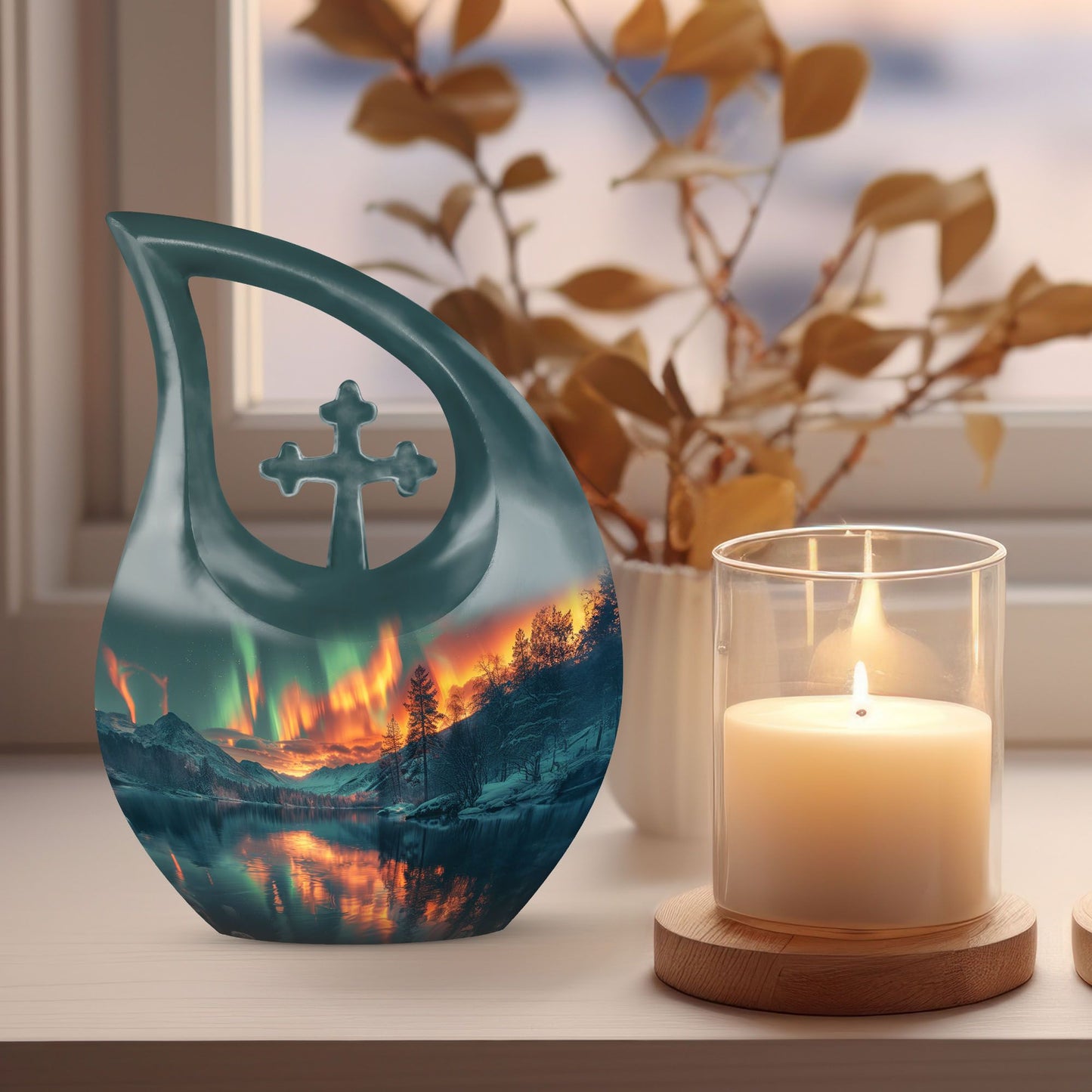 10-inch Northern Lights Urn, 