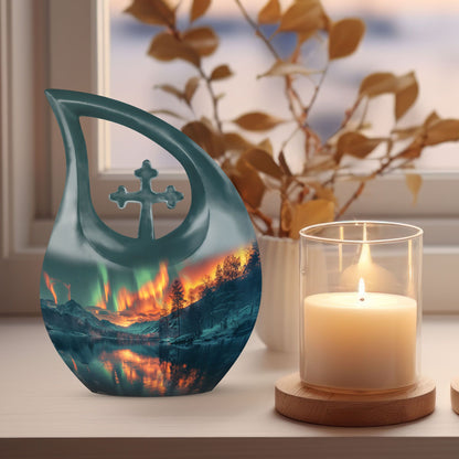 10-inch Northern Lights Urn, 