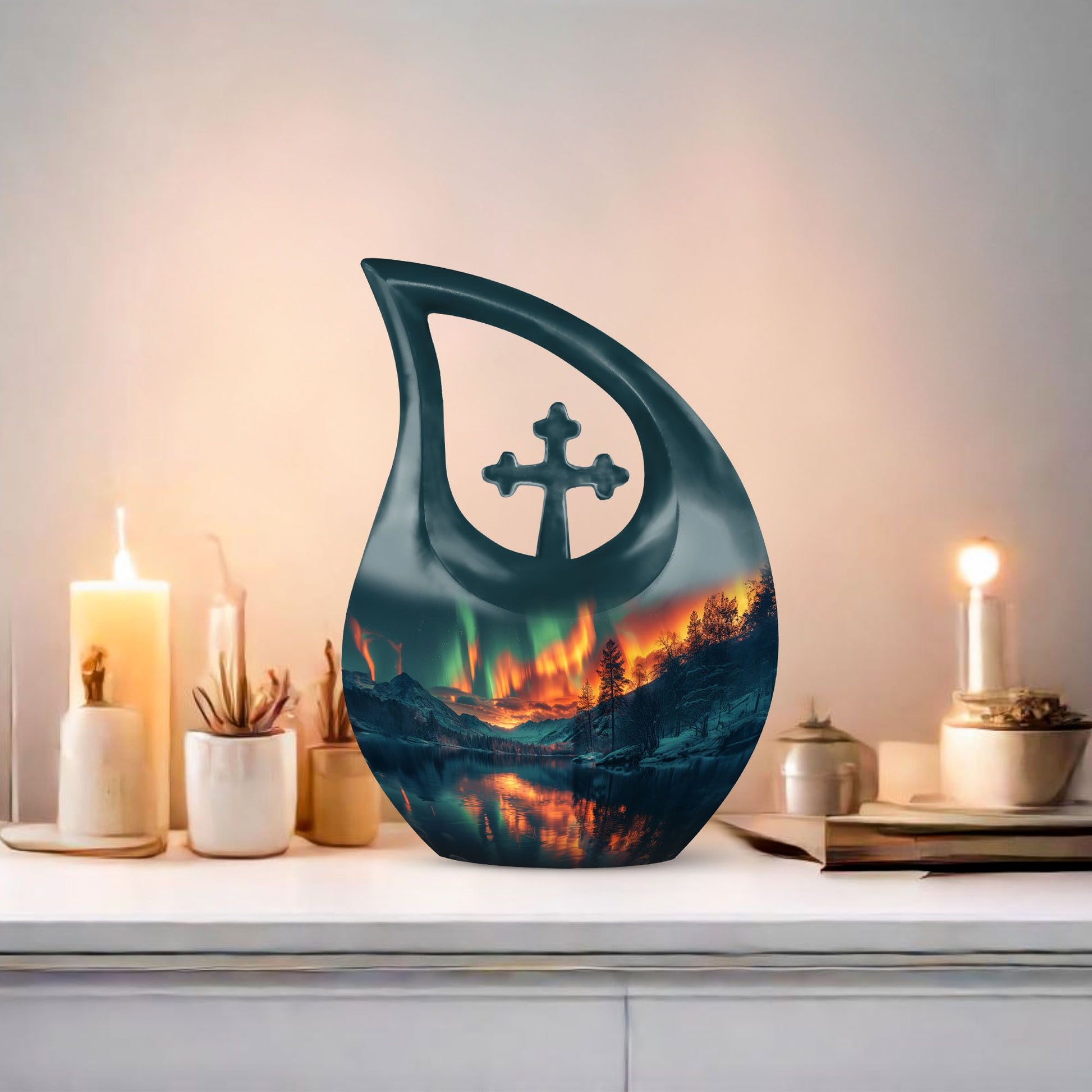 10-inch Northern Lights Urn, 