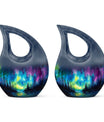 Northern Lights Cremation Urns For Human Ashes - Urn Keepsake Set