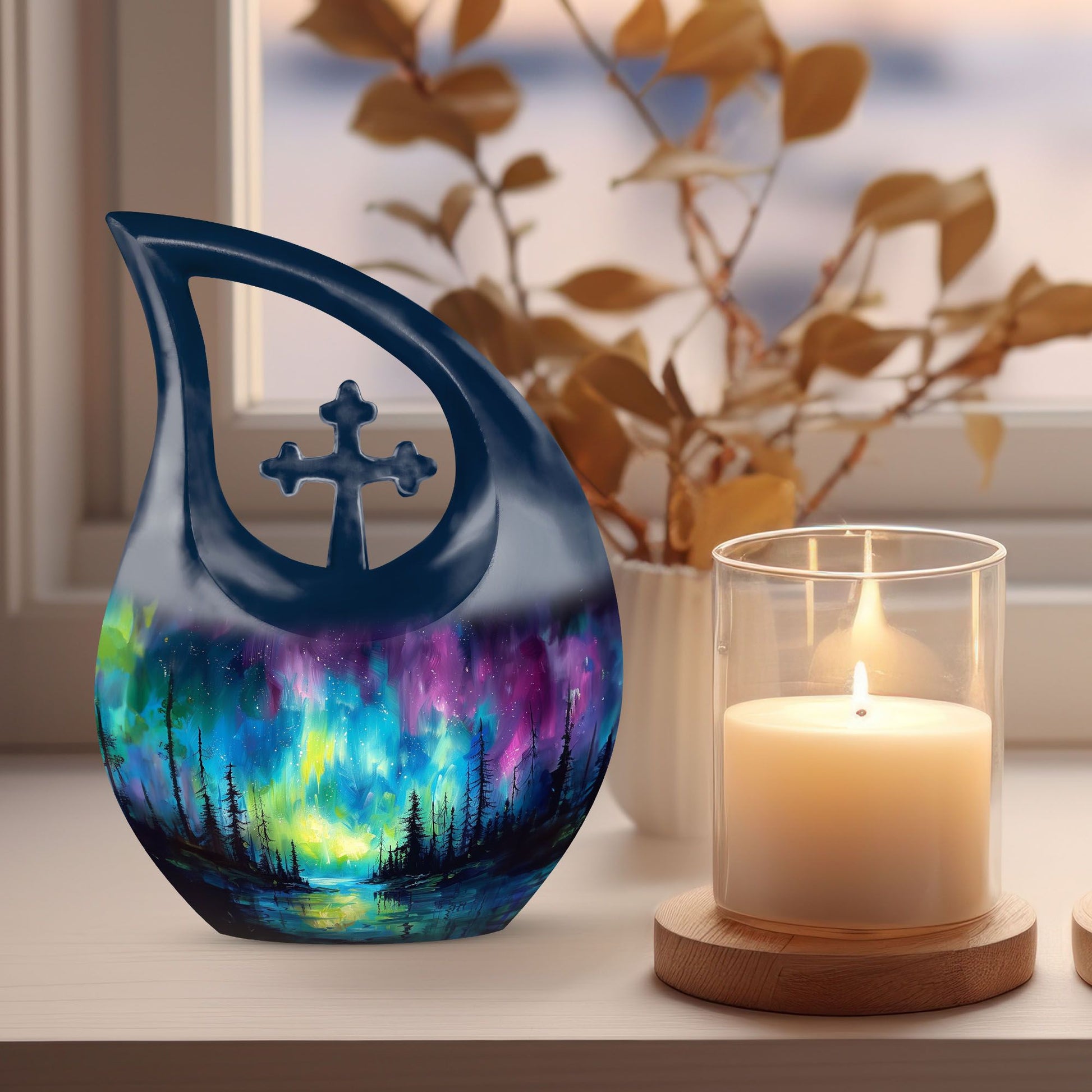 10-inch Northern Lights Urn