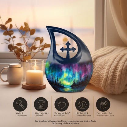 10-inch Northern Lights Urn