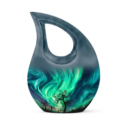Personalized Galaxy Keepsake Urn for Human Ashes - 3-inch, 3 cu in - Yatskia