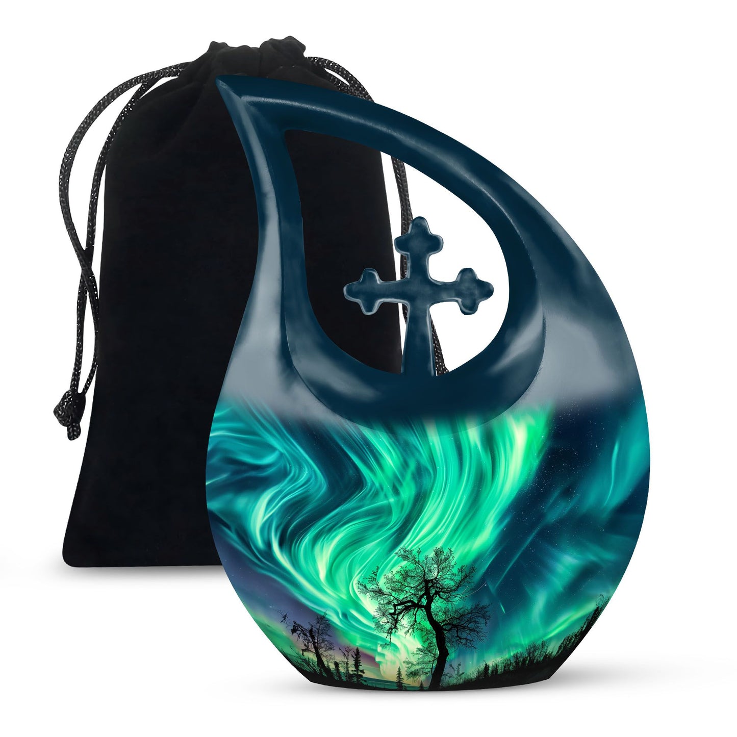 Personalized Galaxy Keepsake Urn for Human Ashes - 3-inch, 3 cu in - Yatskia