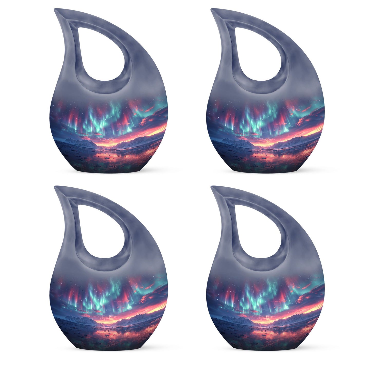 Personalized Galaxy Cremation Urn for Adult - 10-inch, 200 cu in - Yatskia