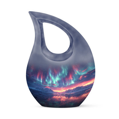 10 Inch Aluminum Northern Lights Urn 