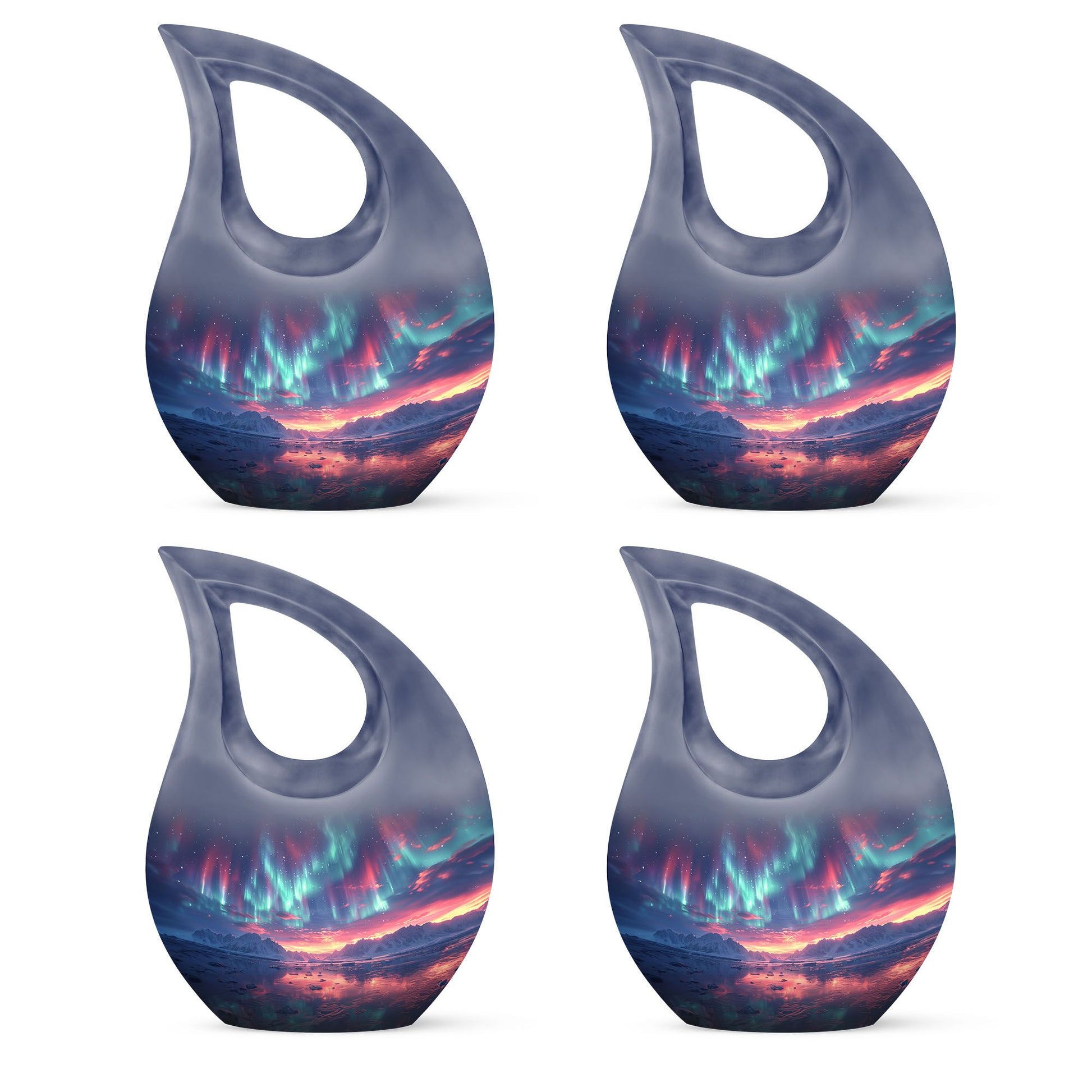 10 Inch Aluminum Northern Lights Urn 