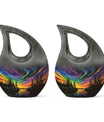 Northern Lights Urn For Human Ashes - Aurora Borealis Adult Large Urns