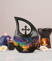 10 inch Northern Lights urn, 