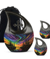Northern Lights Urn For Human Ashes - Aurora Borealis Adult Large Urns