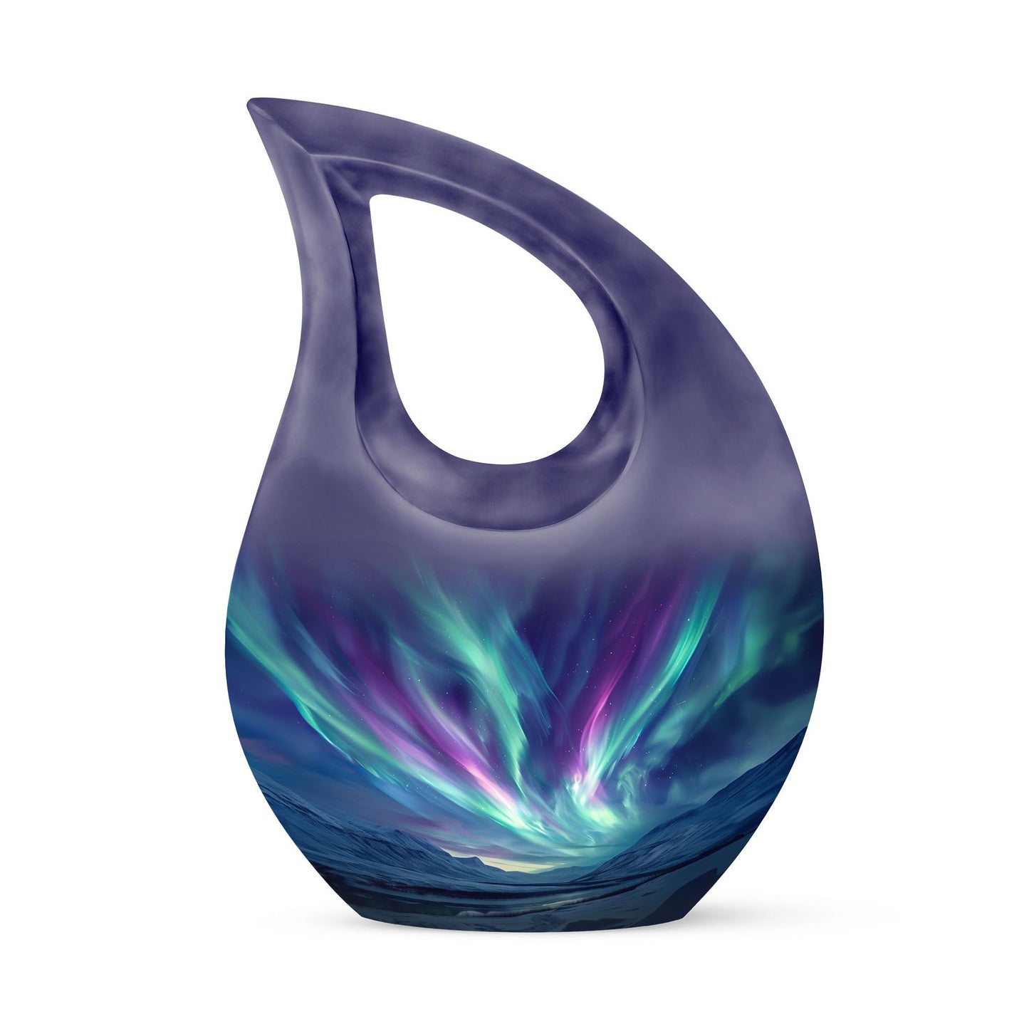 Personalized Galaxy Keepsake Urn for Human Ashes - 10-inch, 200 cu in - Yatskia
