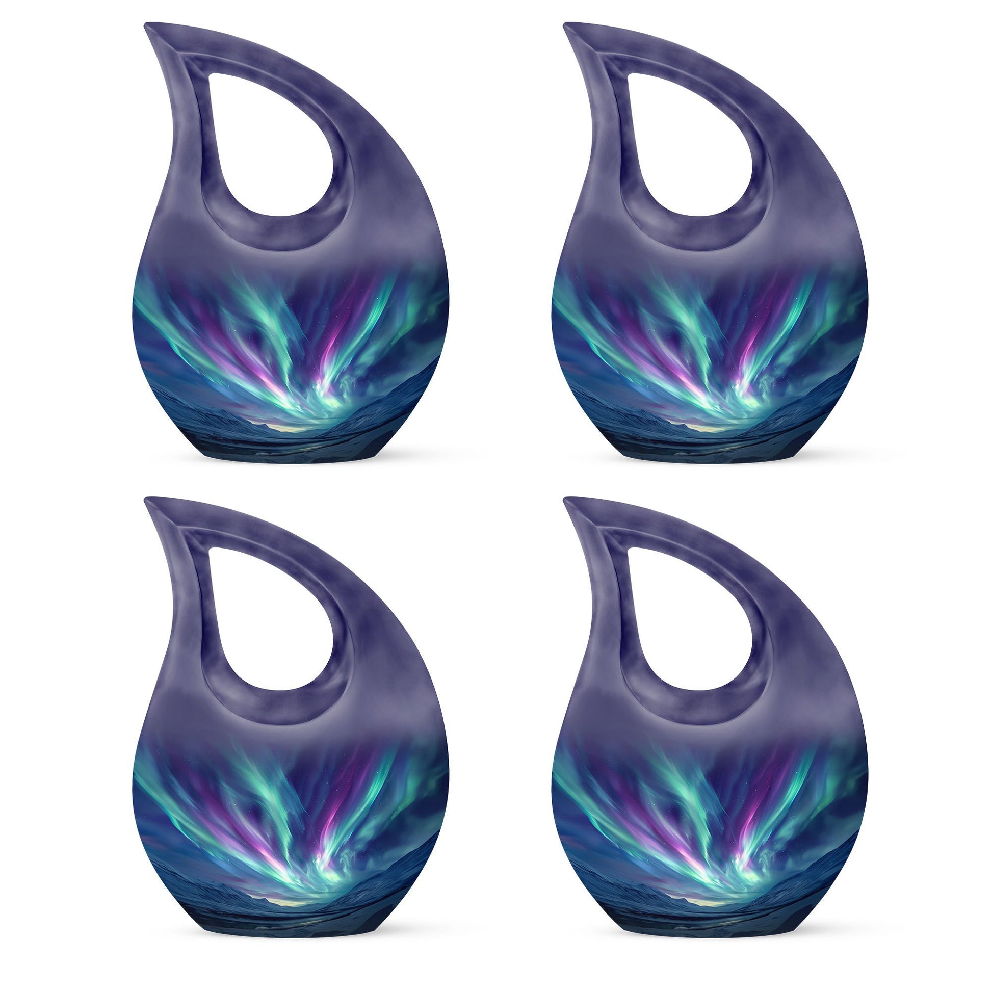 Northern Lights Urn For Ashes Adult Male Small - Funeral Urns For Ashes