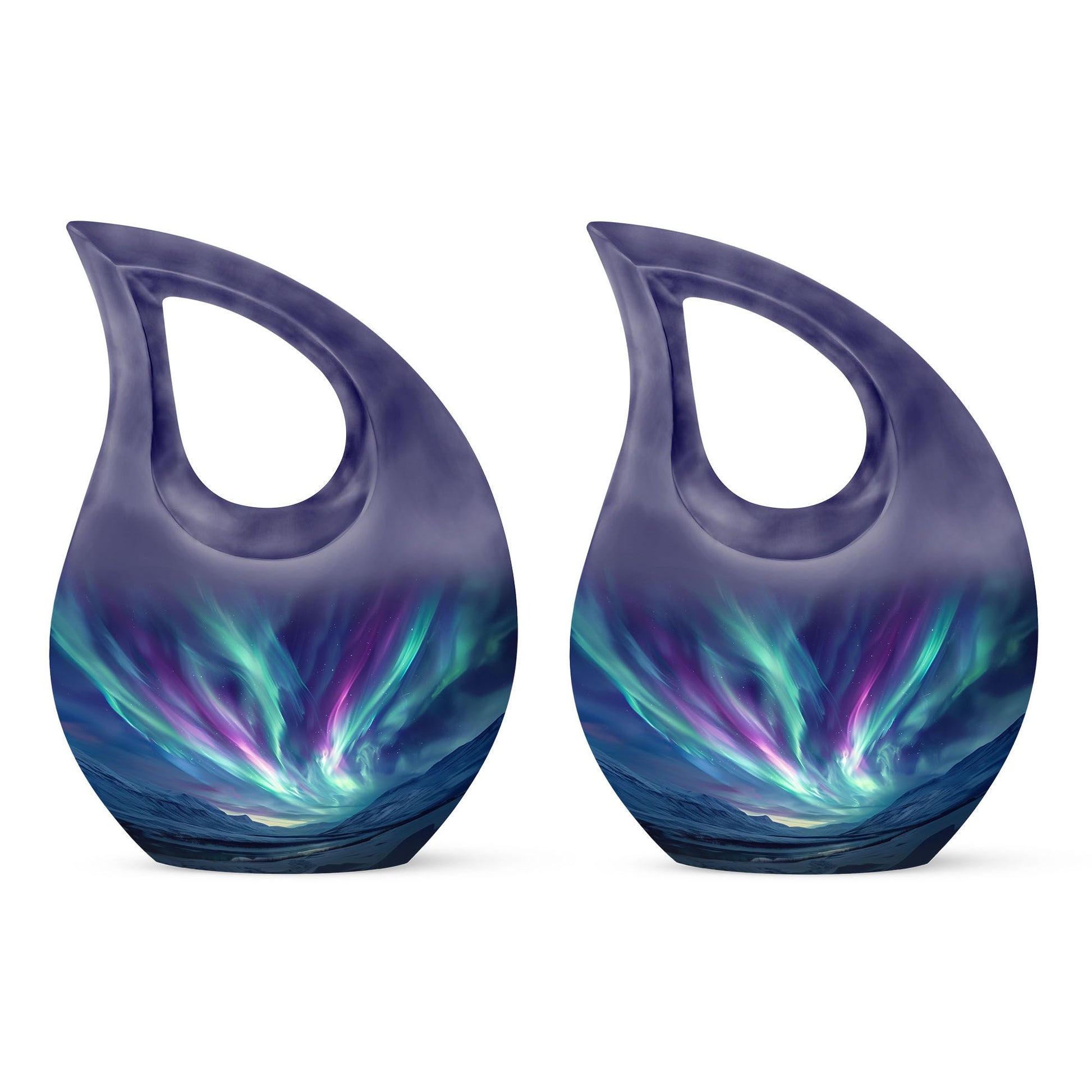 Northern Lights Urn For Ashes Adult Male Small - Funeral Urns For Ashes